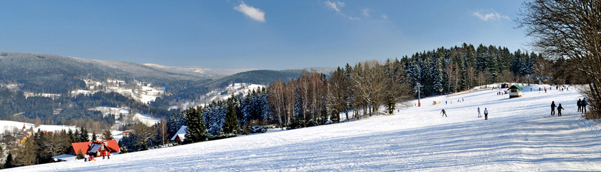 Lyžařský areál Aldrov - Rodinné lyžování v Krkonoších