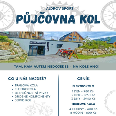 Půjčovna kol a elektrokol