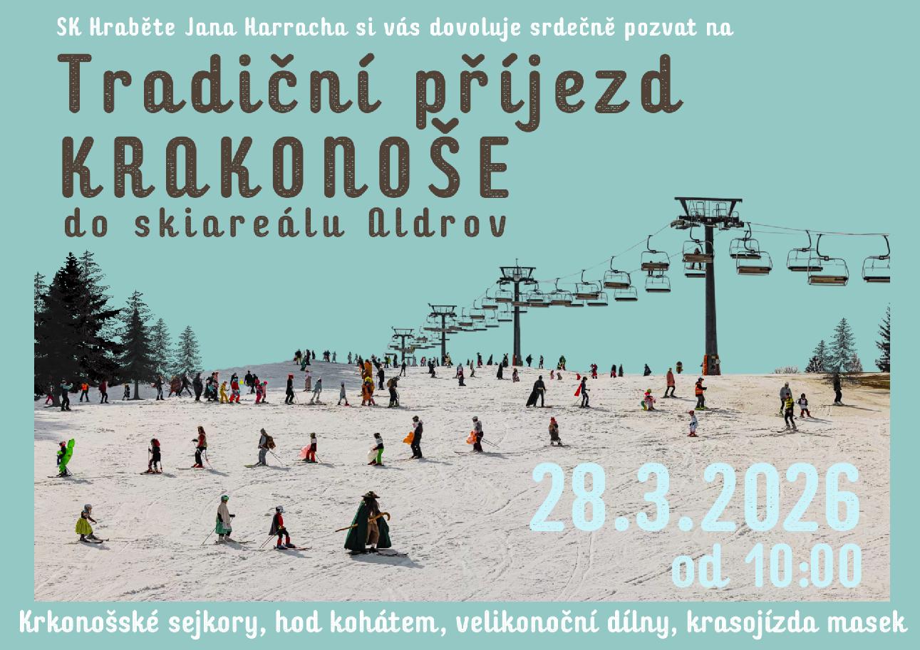 PŘÍJEZD KRAKONOŠE 28.3.2026 + program